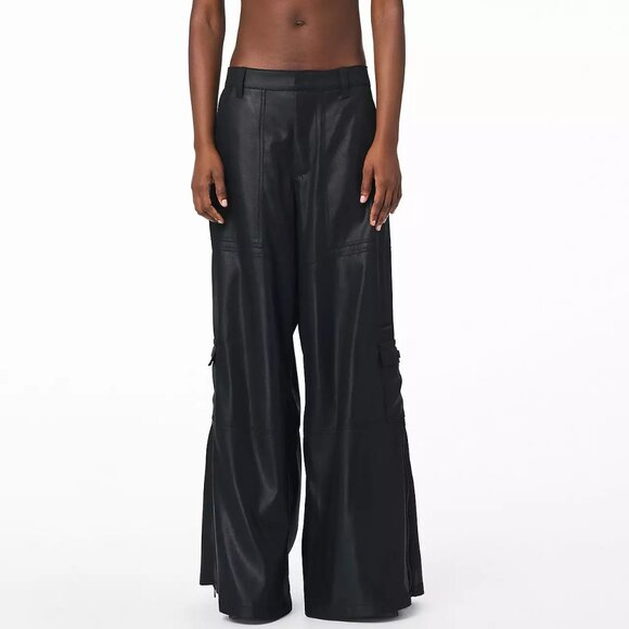 Marc Jacobs The Wide Leg Cargo Trouser in Black/Copper NWT - Picture 1 of 16